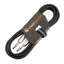 Load image into Gallery viewer, 6.35mm 1/4' Stereo TRS Jack to TRS Jack Lead / Balanced Signal Audio Patch Cable