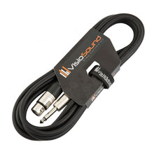 Load image into Gallery viewer, Female XLR to 6.35mm 1/4" Mono Jack Lead / Microphone / Signal Cable / 6 Colours