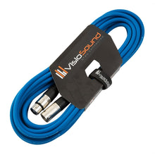 Load image into Gallery viewer, Male to Female XLR Mic Lead / Balanced Microphone / Mic Patch Cable / 7 Colours