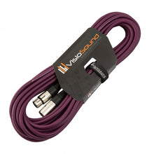 Load image into Gallery viewer, Male to Female XLR Mic Lead / Balanced Microphone / Mic Patch Cable / 7 Colours