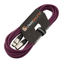 Load image into Gallery viewer, Male to Female XLR Mic Lead / Balanced Microphone / Mic Patch Cable / 7 Colours