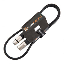 Load image into Gallery viewer, Male to Female XLR Mic Lead / Balanced Microphone / Mic Patch Cable / 7 Colours