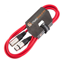 Load image into Gallery viewer, Male to Female XLR Mic Lead / Balanced Microphone / Mic Patch Cable / 7 Colours