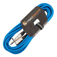 Load image into Gallery viewer, Guitar Lead 6.35mm 1/4' Mono Jack to Angled Jack / Instrument Cable / 6 Colours