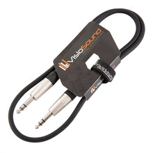 Load image into Gallery viewer, 6.35mm 1/4' Stereo TRS Jack to TRS Jack Lead / Balanced Signal Audio Patch Cable