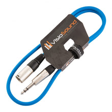 Load image into Gallery viewer, Male XLR to 6.35mm Stereo TRS Jack Lead / Balanced Signal / Audio Speaker Cable