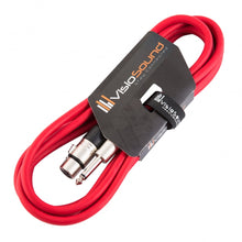 Load image into Gallery viewer, Female XLR to 6.35mm 1/4" Mono Jack Lead / Microphone / Signal Cable / 6 Colours