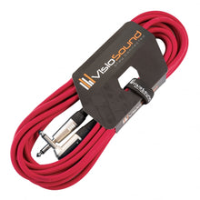Load image into Gallery viewer, Guitar Lead 6.35mm 1/4' Mono Jack to Angled Jack / Instrument Cable / 6 Colours
