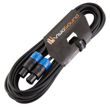 Load image into Gallery viewer, Rean/Neutrik Licensed Male Locking Speakon to Speakon Lead Speaker PA Amp Cable