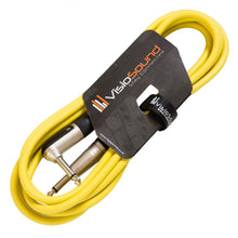 Load image into Gallery viewer, Guitar Lead 6.35mm 1/4&#39; Mono Jack to Angled Jack / Instrument Cable / 6 Colours
