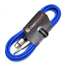 Load image into Gallery viewer, Female XLR to 6.35mm Stereo TRS Jack Lead / Balanced Signal / Audio Patch Cable