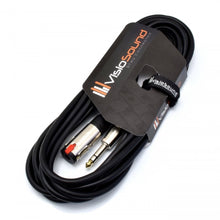 Load image into Gallery viewer, 6.35mm 1/4" Male to Female Stereo TRS Jack Headphone Extension Lead / Balanced Cable