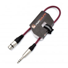 Load image into Gallery viewer, Female XLR to 6.35mm Stereo TRS Jack Lead / Balanced Signal / Audio Patch Cable