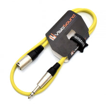 Load image into Gallery viewer, Male XLR to 6.35mm Stereo TRS Jack Lead / Balanced Signal / Audio Speaker Cable