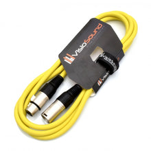 Load image into Gallery viewer, Male to Female XLR Mic Lead / Balanced Microphone / Mic Patch Cable / 7 Colours