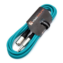 Load image into Gallery viewer, Male XLR to 6.35mm Stereo TRS Jack Lead / Balanced Signal / Audio Speaker Cable