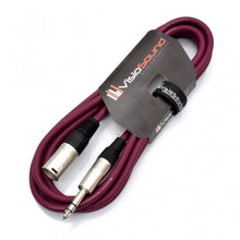 Load image into Gallery viewer, Male XLR to 6.35mm Stereo TRS Jack Lead / Balanced Signal / Audio Speaker Cable