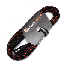 Load image into Gallery viewer, Premium Tweed Male to Female Gold XLR Mic Lead Braided Balanced Microphone Cable