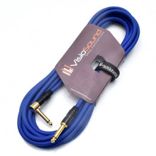 Load image into Gallery viewer, Premium Guitar Bass Lead 6.35mm 1/4" Angled Jack / Pro Noiseless Instrument Cable