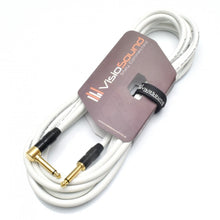 Load image into Gallery viewer, Premium Guitar Bass Lead 6.35mm 1/4" Angled Jack / Pro Noiseless Instrument Cable