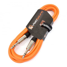 Load image into Gallery viewer, 6.35mm 1/4' Stereo TRS Jack to TRS Jack Lead / Balanced Signal Audio Patch Cable