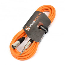 Load image into Gallery viewer, Male XLR to 6.35mm Stereo TRS Jack Lead / Balanced Signal / Audio Speaker Cable