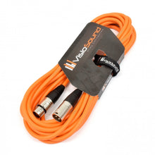 Load image into Gallery viewer, Male to Female XLR Mic Lead / Balanced Microphone / Mic Patch Cable / 7 Colours