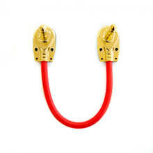 Load image into Gallery viewer, Guitar Patch Lead 6.35mm 1/4 Pancake Angled Jack / Effects Pedal FX Instrument Cable