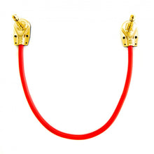 Load image into Gallery viewer, Guitar Patch Lead 6.35mm 1/4 Pancake Angled Jack / Effects Pedal FX Instrument Cable