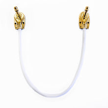 Load image into Gallery viewer, Guitar Patch Lead 6.35mm 1/4 Pancake Angled Jack / Effects Pedal FX Instrument Cable