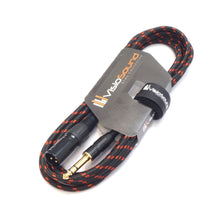 Load image into Gallery viewer, Male XLR to 6.35mm Stereo TRS Jack Lead / Balanced Signal / Audio Speaker Cable
