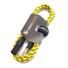 Load image into Gallery viewer, Male XLR to 6.35mm Stereo TRS Jack Lead / Balanced Signal / Audio Speaker Cable
