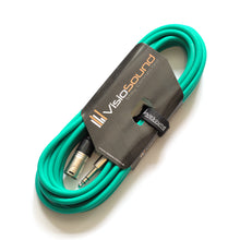 Load image into Gallery viewer, Male XLR to 6.35mm Stereo TRS Jack Lead / Balanced Signal / Audio Speaker Cable
