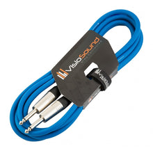 Load image into Gallery viewer, Guitar Lead 6.35mm Mono Jack to Jack / Instrument Cable / Patch Lead / 6 Colours
