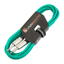 Load image into Gallery viewer, Guitar Lead 6.35mm Mono Jack to Jack / Instrument Cable / Patch Lead / 6 Colours
