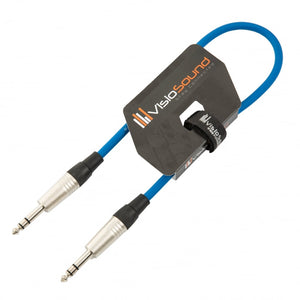 6.35mm 1/4' Stereo TRS Jack to TRS Jack Lead / Balanced Signal Audio Patch Cable