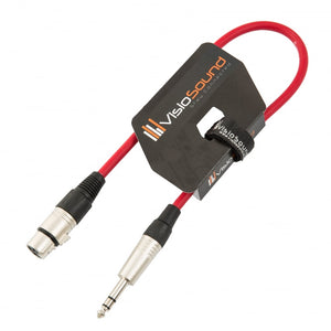 Female XLR to 6.35mm Stereo TRS Jack Lead / Balanced Signal / Audio Patch Cable
