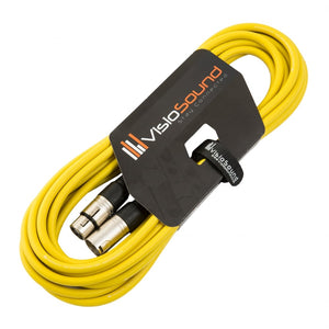 Male to Female XLR Mic Lead / Balanced Microphone / Mic Patch Cable / 7 Colours
