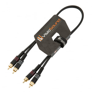 Twin Phono 2 x RCA to 2 x RCA Phono Plug Twin Lead / Stereo DJ Hi-Fi Audio Cable