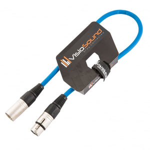 Male to Female XLR Mic Lead / Balanced Microphone / Mic Patch Cable / 7 Colours