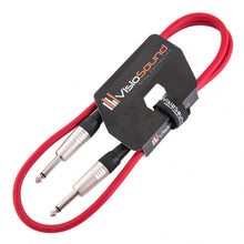 Load image into Gallery viewer, Guitar Lead 6.35mm Mono Jack to Jack / Instrument Cable / Patch Lead / 6 Colours
