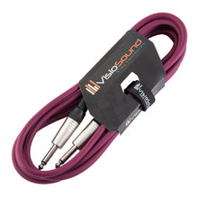 Load image into Gallery viewer, Guitar Lead 6.35mm Mono Jack to Jack / Instrument Cable / Patch Lead / 6 Colours
