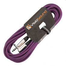 Load image into Gallery viewer, Guitar Lead 6.35mm 1/4&#39; Mono Jack to Angled Jack / Instrument Cable / 6 Colours
