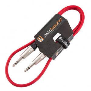 6.35mm 1/4' Stereo TRS Jack to TRS Jack Lead / Balanced Signal Audio Patch Cable