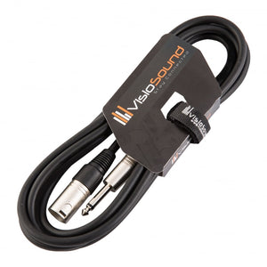 Male XLR to 6.35mm 1/4" Mono Jack Lead / Speaker Audio / Signal Cable