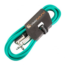 Load image into Gallery viewer, Guitar Lead 6.35mm 1/4&#39; Mono Jack to Angled Jack / Instrument Cable / 6 Colours
