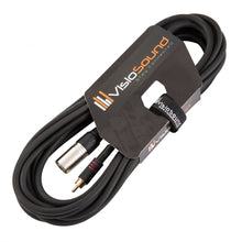 Load image into Gallery viewer, Male XLR to Single RCA Gold Phono Plug Audio Lead / Signal / Patch Cable
