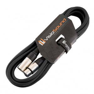 Male to Female XLR Mic Lead / Balanced Microphone / Mic Patch Cable / 7 Colours