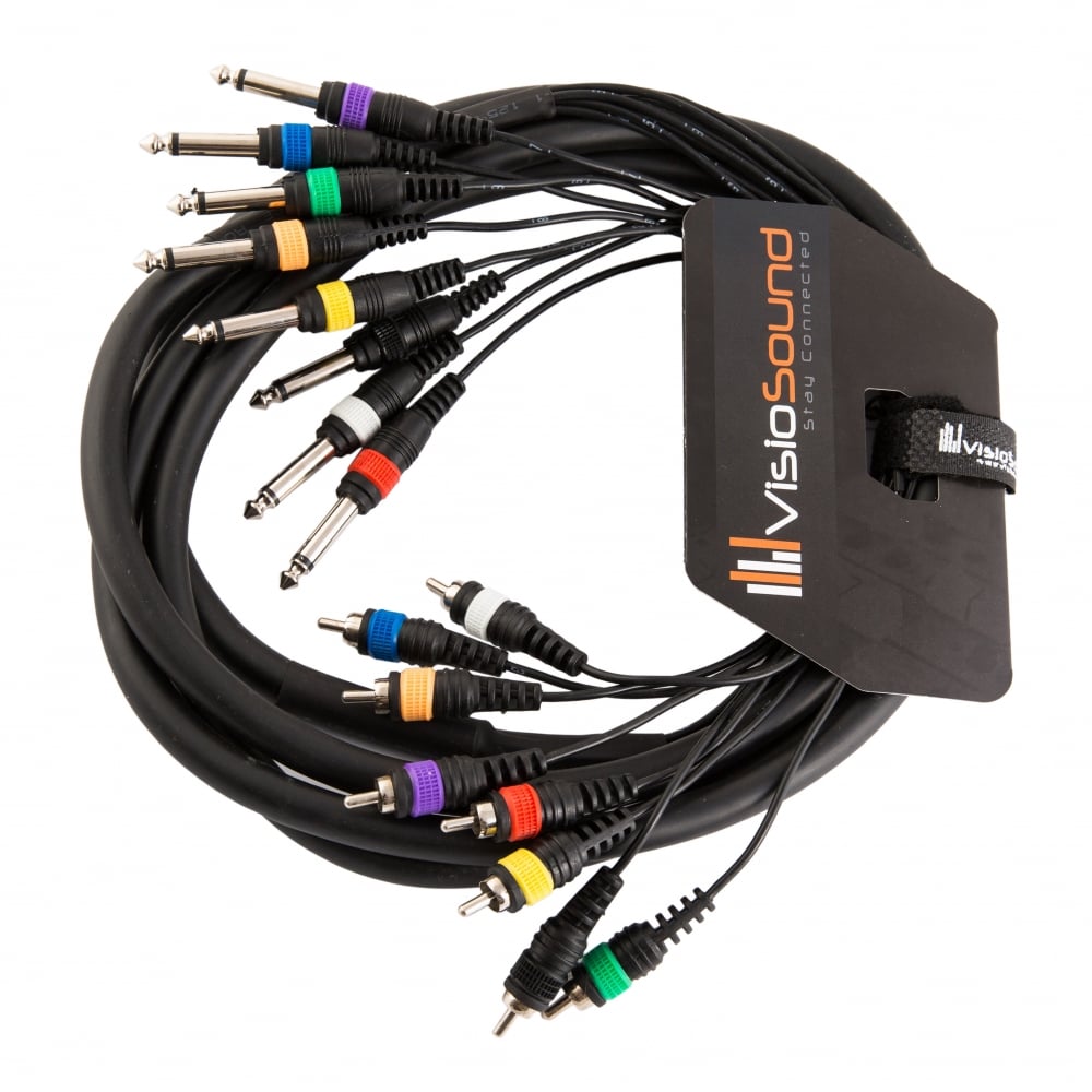 8-Way 3m 6.35mm 1/4