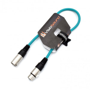 Male to Female XLR Mic Lead / Balanced Microphone / Mic Patch Cable / 7 Colours